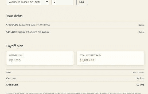 What's the fastest way to clear this debt?